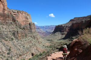 hiking in the Grand Canyon
